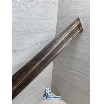 Эбен Макассар Индонезийский заготовка накладки для электрогитары Радиал АА 8(7)х61х519 мм-11