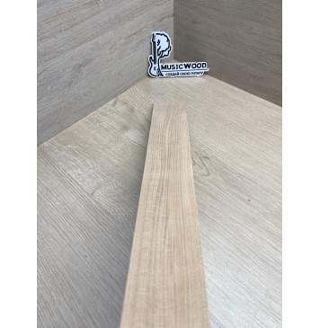 Клён Белый заготовка накладки для электрогитары Радиал А 8х64-55х547 мм-12