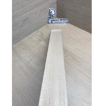 Клён Белый заготовка накладки для электрогитары Радиал АА 8х63-55х547 мм-12