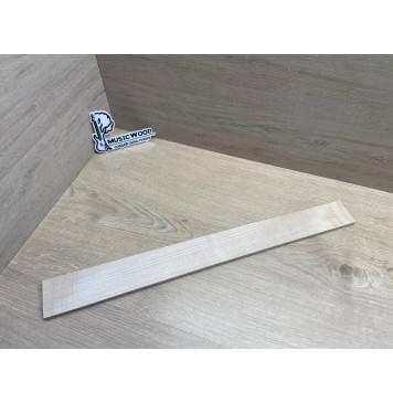 Клён Белый заготовка накладки для электрогитары Радиал А 9х61-51х548 мм-0