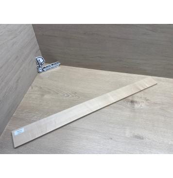 Клён Белый заготовка накладки для бас-гитары Радиал А 8х72-55х740 мм-11