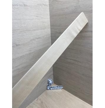 Клён Белый заготовка накладки для бас-гитары Радиал А 8х72-55х740 мм-14