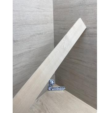 Клён Белый заготовка накладки для бас-гитары Радиал А 8х72-55х740 мм-15