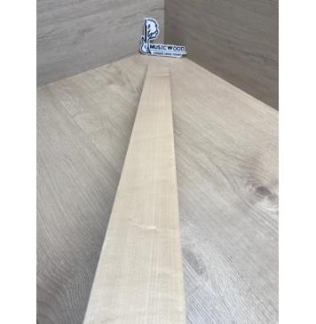 Клён Белый заготовка накладки для бас-гитары Радиал А 8х72-55х740 мм-1