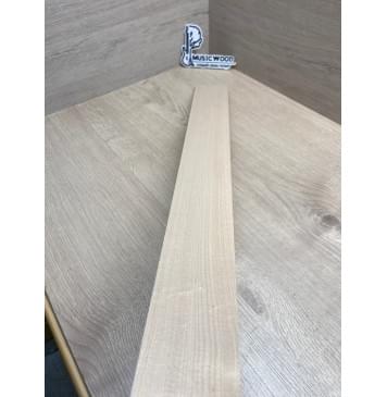 Клён Белый заготовка накладки для бас-гитары Радиал А 8х72-55х740 мм-5