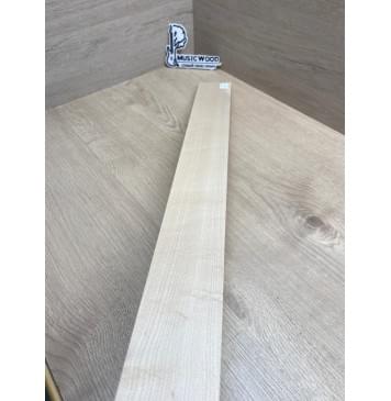 Клён Белый заготовка накладки для бас-гитары Радиал А 8х72-55х740 мм-6