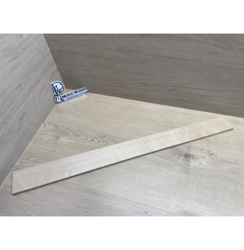 Клён Белый заготовка накладки для бас-гитары Радиал А 9х71-56х739 мм-0