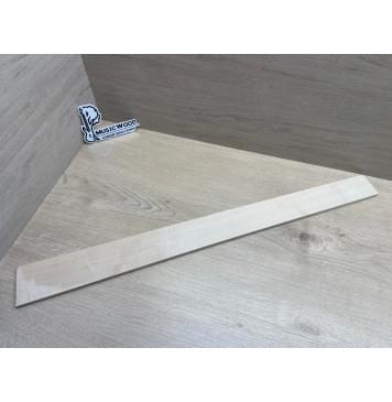 Клён Белый заготовка накладки для бас-гитары Радиал А 8(7)х71-56х739 мм-0