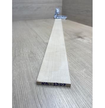 Клён Белый заготовка накладки для бас-гитары Радиал А 8(7)х71-56х739 мм-13