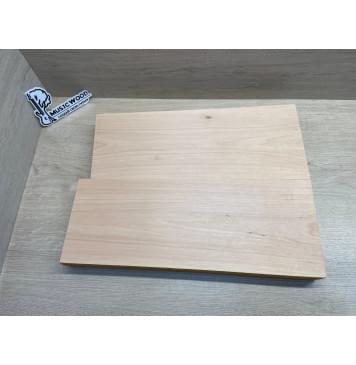 Ольха заготовка корпуса Тангент АА 46х180х460-440 мм, 2шт, 527 кг/м3-10