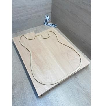 Ольха заготовка корпуса Тангент АА 46х184х482-446 мм, 2шт, 534 кг/м3-0