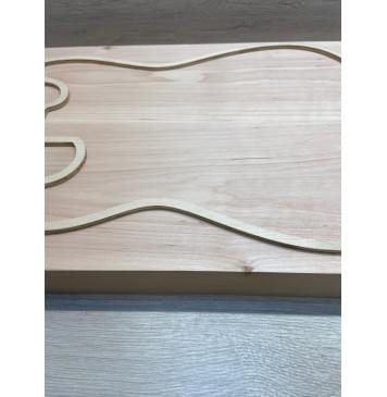 Ольха заготовка корпуса Тангент АА 47х184х516-579 мм, 2шт, 532 кг/м3-13