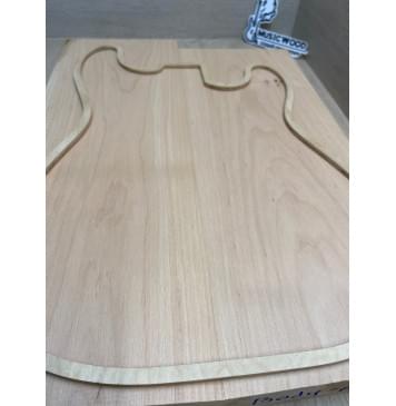 Ольха заготовка корпуса Тангент А 45х176х517-480 мм, 2шт, 522 кг/м3-14