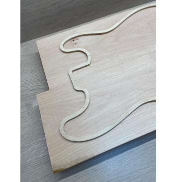 Ольха заготовка корпуса Тангент А 45х176х517-480 мм, 2шт, 522 кг/м3-1