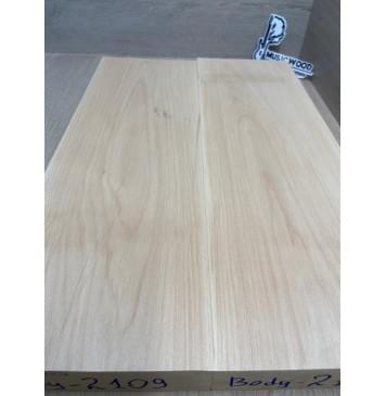 Ольха заготовка корпуса Тангент АА 44х164х496-509 мм, 2шт, 487 кг/м3-10