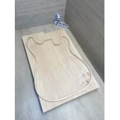 Ольха заготовка корпуса Тангент А 40х165х516-498 мм, 2шт, 468 кг/м3