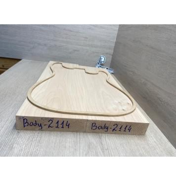 Ольха заготовка корпуса Тангент А 40х165х516-498 мм, 2шт, 468 кг/м3-12