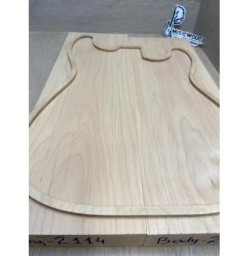 Ольха заготовка корпуса Тангент А 40х165х516-498 мм, 2шт, 468 кг/м3-13