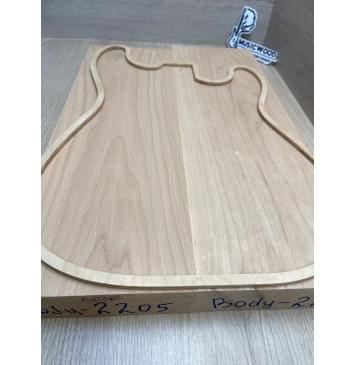 Ольха заготовка корпуса Смешанный А 44х161х484-505 мм, 2шт, 493 кг/м3-11