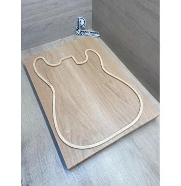 Ольха заготовка корпуса Тангент АА 45х184х511-521 мм, 2шт, 495 кг/м3-0