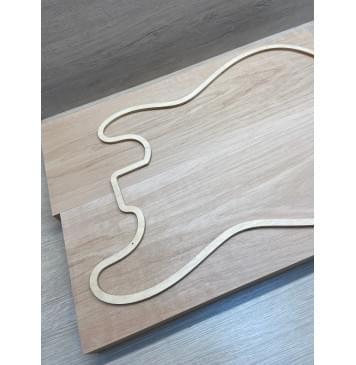 Ольха заготовка корпуса Тангент АА 45х184х511-521 мм, 2шт, 495 кг/м3-14