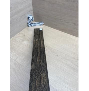 Зирикот заготовка накладки для электрогитары Радиал ААААА 10х64-52х567 мм-13