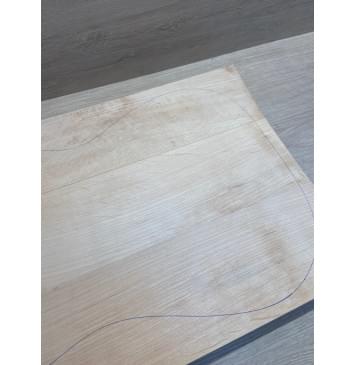 Ольха заготовка корпуса Смешанный АА 40х(113-110-113)х(552-427-527) мм - из 3х частей, 492 кг/м3-5