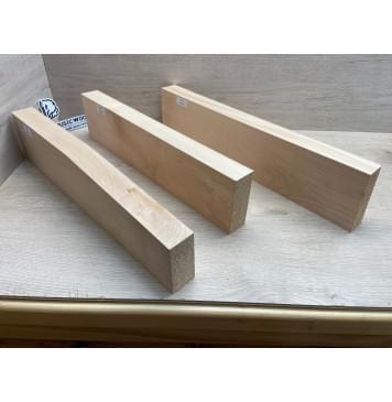 Ольха заготовка корпуса Смешанный А 43х(118-113-113)х(541-498-510) мм - из 3х частей, 457 кг/м3-11