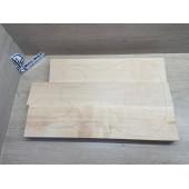 Ольха заготовка корпуса Смешанный А 41х(117-96-115)х(535-545-478) мм - из 3х частей, 513 кг/м3