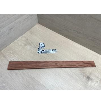 Бубинго Пламя заготовка накладки для народных инструментов Радиал ААА Волна А 8х48-39х523 мм-0