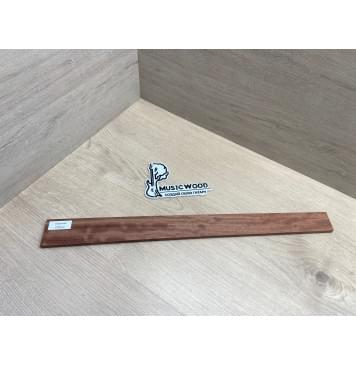 Бубинго Пламя заготовка накладки для народных инструментов Радиал ААА Волна А 8х48-39х523 мм-3