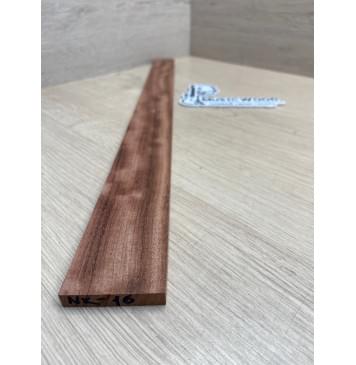 Бубинго Пламя заготовка накладки для народных инструментов Радиал ААА Волна А 8х48-39х523 мм-1