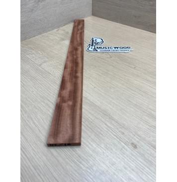Бубинго Пламя заготовка накладки для народных инструментов Радиал ААА Волна А 8х48-39х523 мм-2