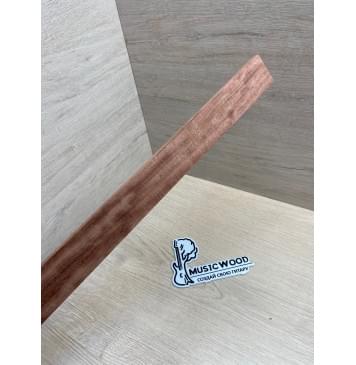 Бубинго Пламя заготовка накладки для народных инструментов Радиал ААА Волна А 8х48-39х523 мм-4