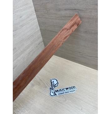 Бубинго Пламя заготовка накладки для народных инструментов Радиал ААА Волна А 8х48-39х523 мм-8