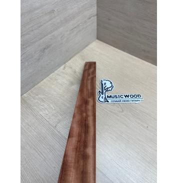 Бубинго Пламя заготовка накладки для народных инструментов Радиал ААА Волна А 8х48-39х523 мм-5