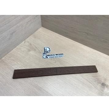 Венге заготовка накладки для народных инструментов Радиал А 8х45-37х440 мм (АКЦИЯ)-0