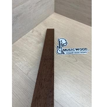 Венге заготовка накладки для народных инструментов Радиал А 8х45-37х440 мм (АКЦИЯ)-3