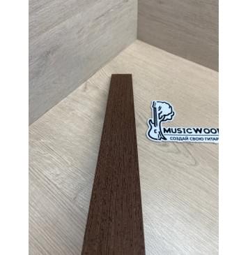 Венге заготовка накладки для народных инструментов Радиал АА 8х53-43х435 мм-4