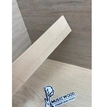 Клён Белый заготовка накладки для народных инструментов Радиал ААА 8х63х385 мм-6
