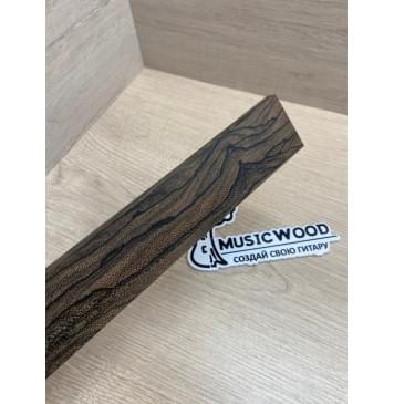 Зирикот заготовка накладки для народных инструментов Радиал ААА 9х49-41х275 мм-5