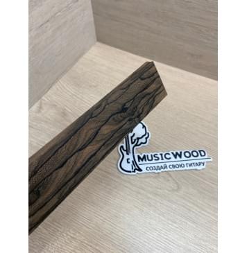 Зирикот заготовка накладки для народных инструментов Радиал ААА 9х49-41х275 мм-3