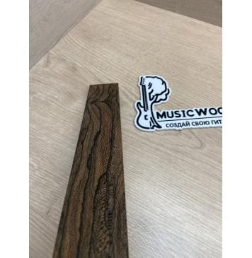 Зирикот заготовка накладки для народных инструментов Радиал ААА 9х49-41х275 мм-8