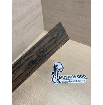 Зирикот заготовка накладки для народных инструментов Радиал ААА 9х49-41х275 мм-4