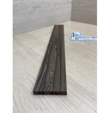 Зирикот заготовка накладки для народных инструментов Радиал ААА 8х55-50х410 мм-1