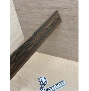 Зирикот заготовка накладки для народных инструментов Радиал ААА 8х55-50х410 мм-4