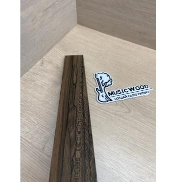 Зирикот заготовка накладки для народных инструментов Радиал ААА 8х55-50х410 мм-7