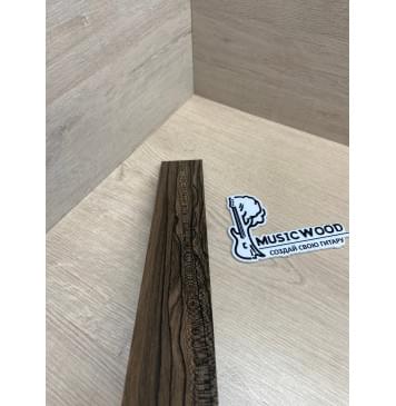 Зирикот заготовка накладки для народных инструментов Радиал ААА 8х55-50х410 мм-11