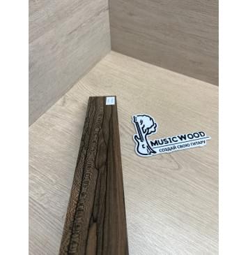 Зирикот заготовка накладки для народных инструментов Радиал ААА 8х55-50х410 мм-9