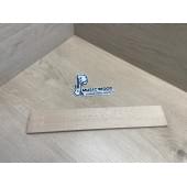 Клён Белый заготовка накладки для народных инструментов Радиал ААА 8х63х385 мм